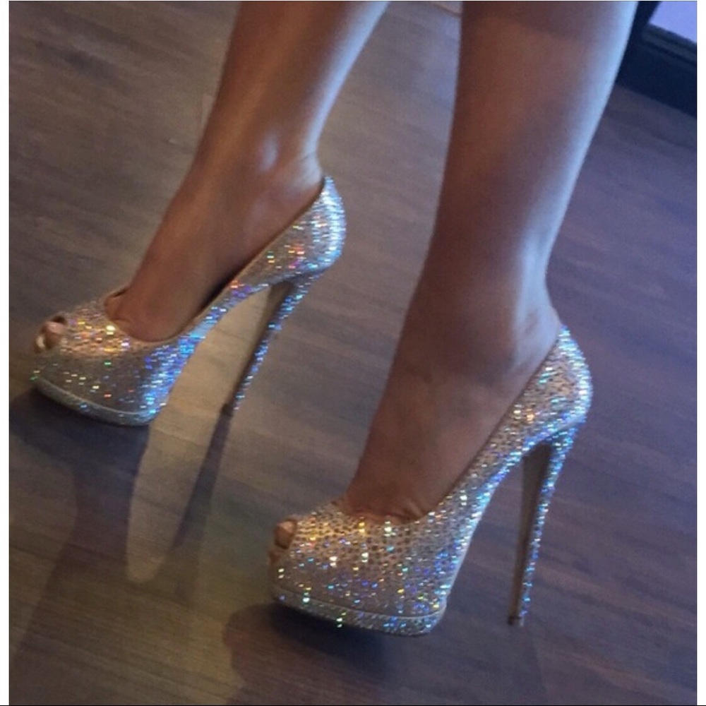 Giuseppe Zanotti Sparkle platform heels 38